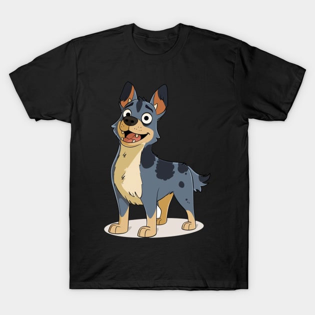 Bluey Upbeat Undertakings T-Shirt by WillyPierrot